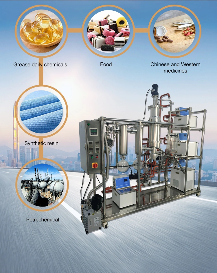 Wiped Film Evaporator Molecular Distillation Equipment