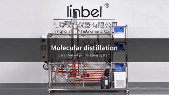 Le système d'évaporation à couche mince a essuyé l'évaporateur de distillation moléculaire à couche mince