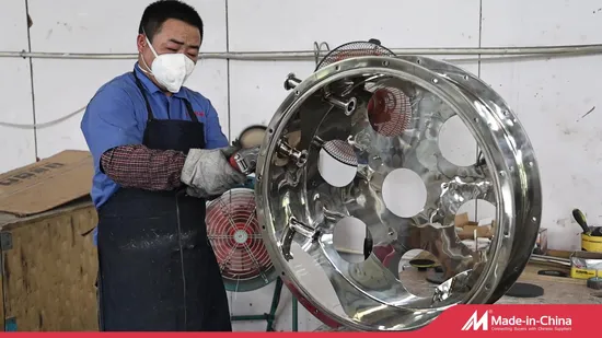 Sécheur sous vide conique Sécheur sous vide rotatif conique à double cône basse température