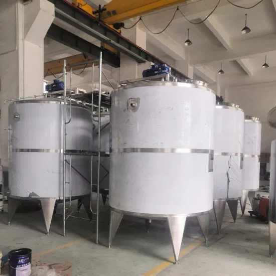 Réservoir de stockage en acier inoxydable SUS304 pour le stockage de l'eau du lait